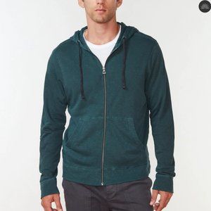James Perse VINTAGE FRENCH TERRY ZIP UP HOODY